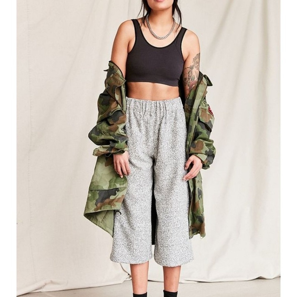 Vintage textured culottes